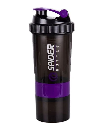 Triple Layer Gym Shaker Bottle