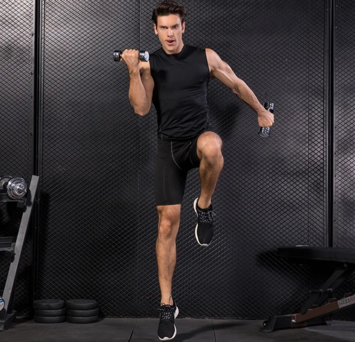 Men's Mesh Gym Singlet
