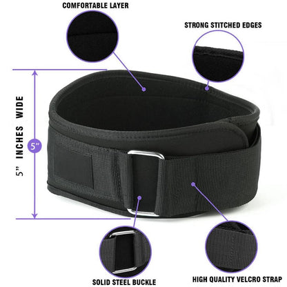 Nylon Weightlifting Gym Belt